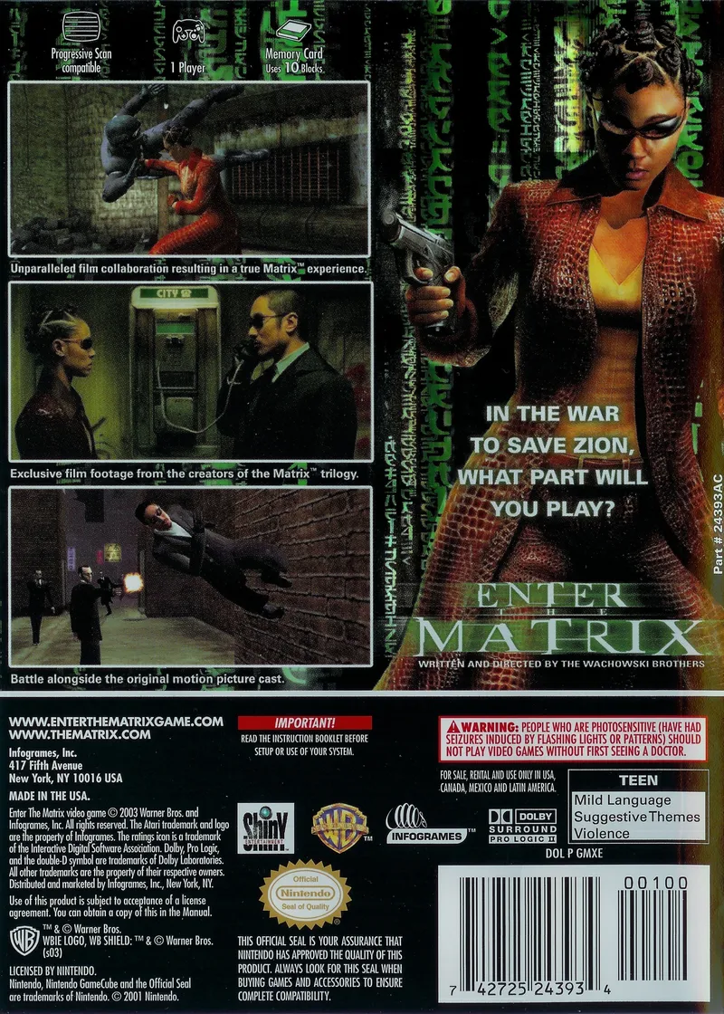 Enter the Matrix box back