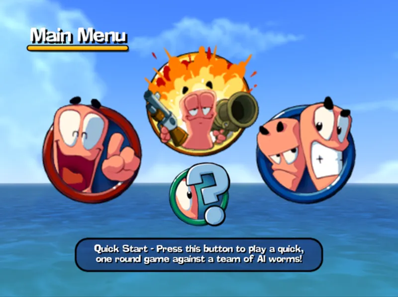 Worms 3D screenshot