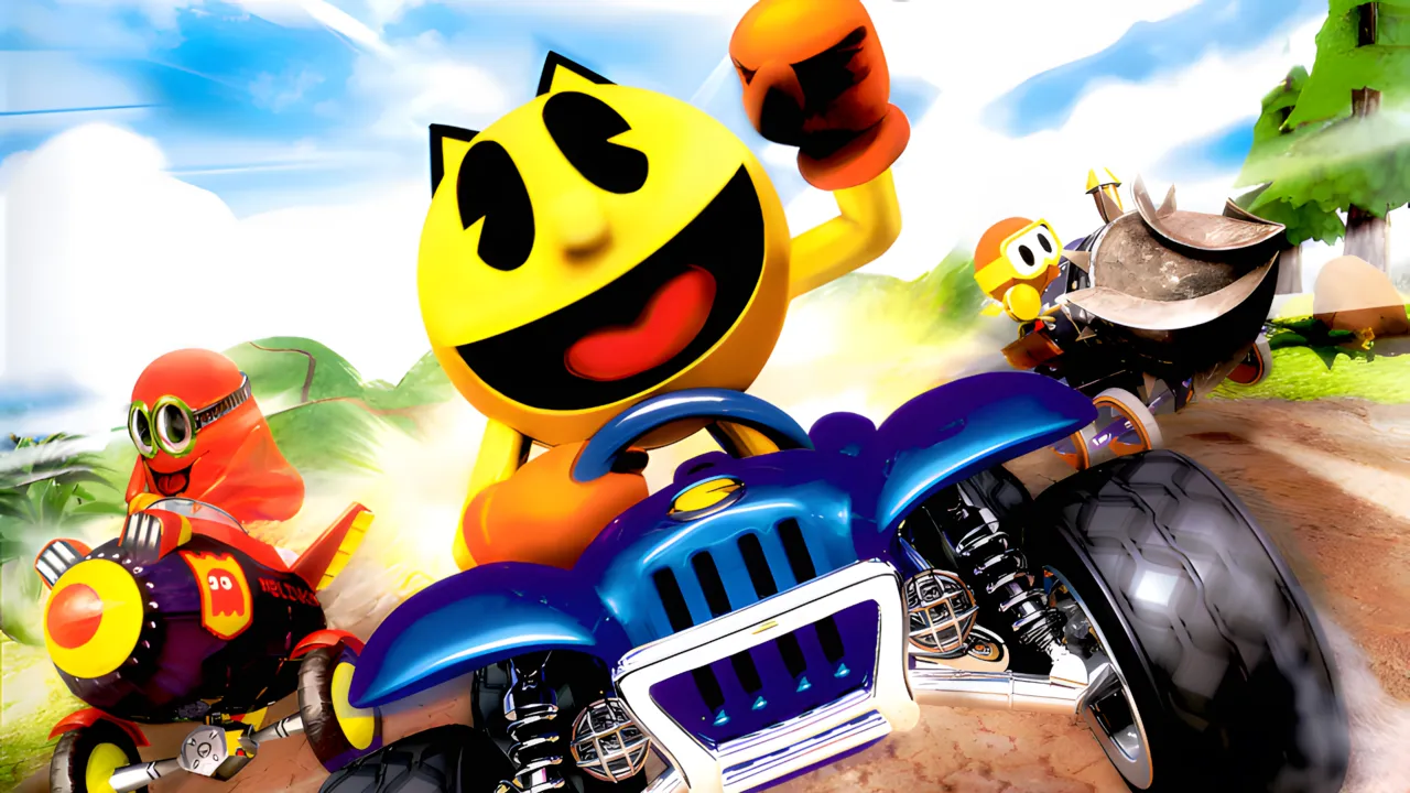 Backdrop artwork for Pac-Man World Rally