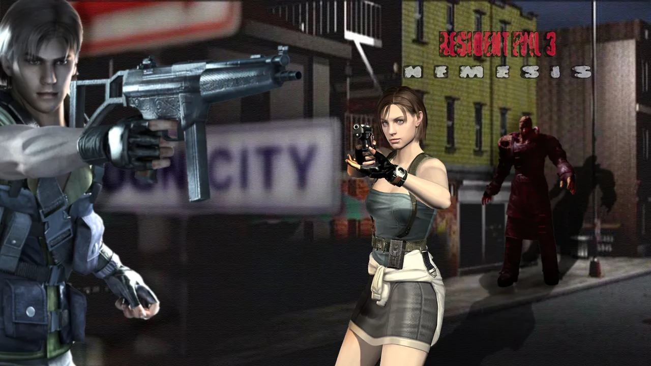 Backdrop artwork for Resident Evil 3: Nemesis