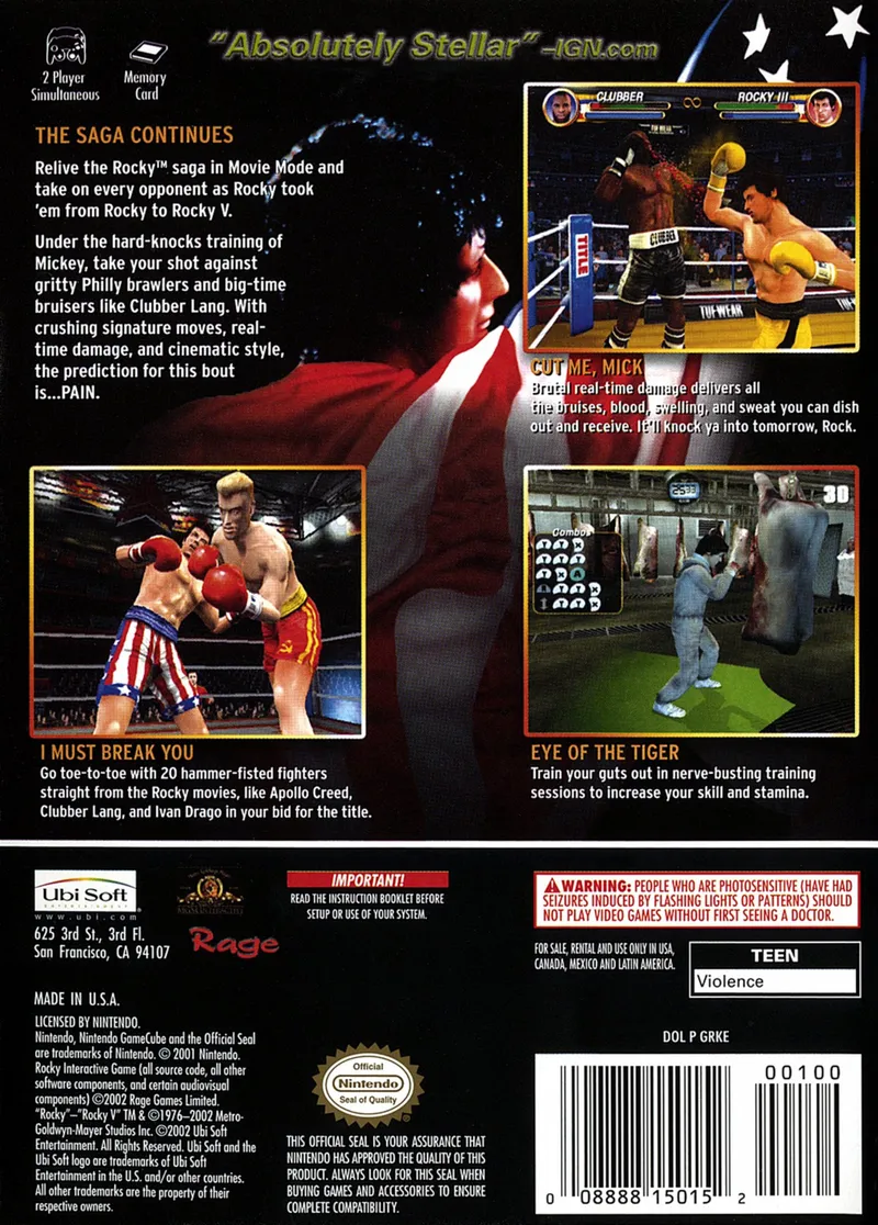 Rocky box back