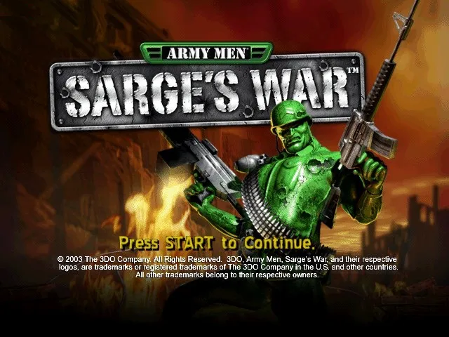 Backdrop artwork for Army Men: Sarge's War
