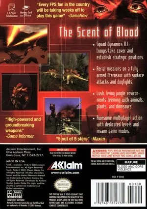 Turok: Evolution box back