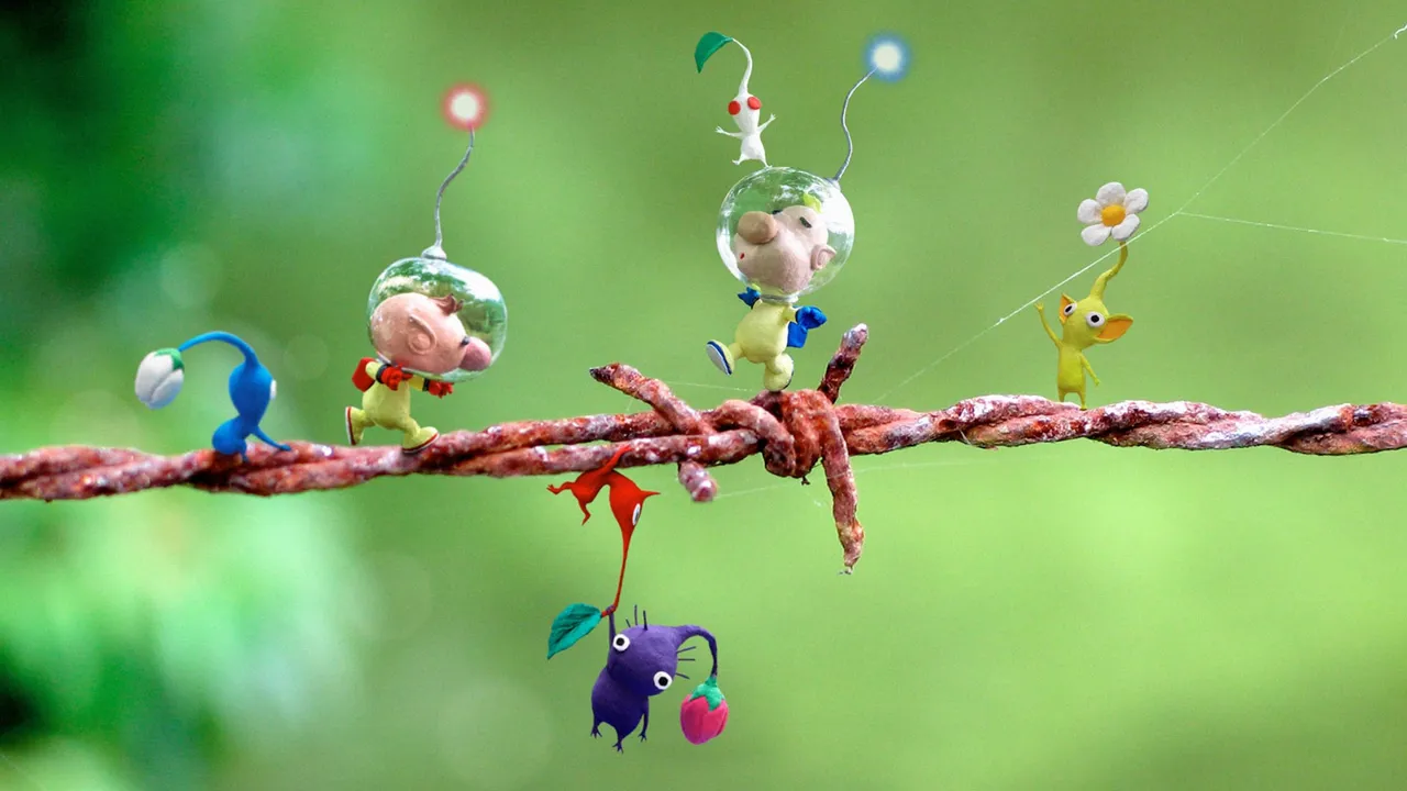 Backdrop artwork for Pikmin 2