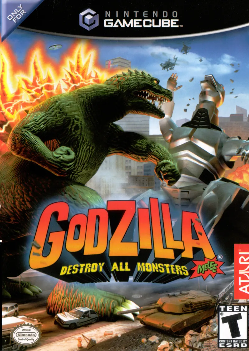 Godzilla: Destroy All Monsters Melee box art