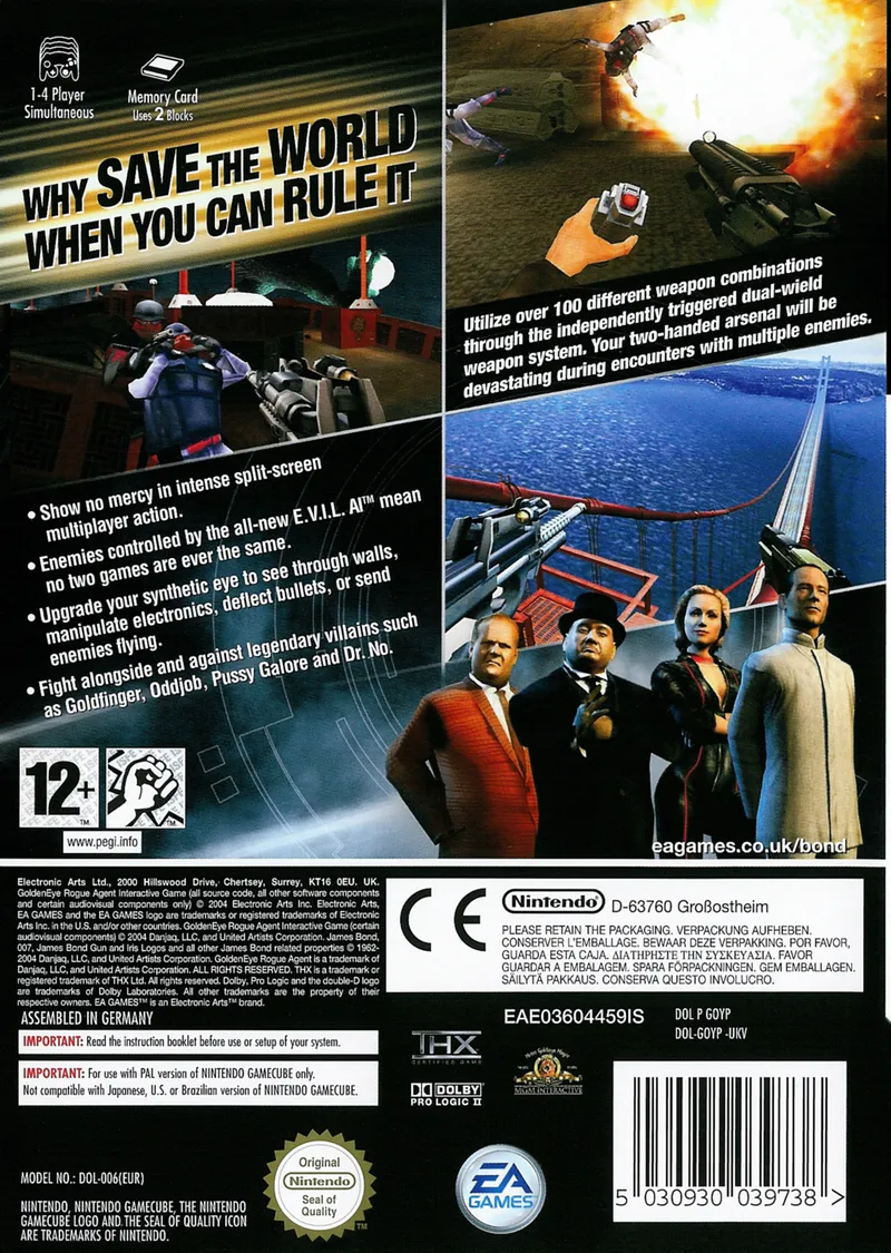 GoldenEye: Rogue Agent box back