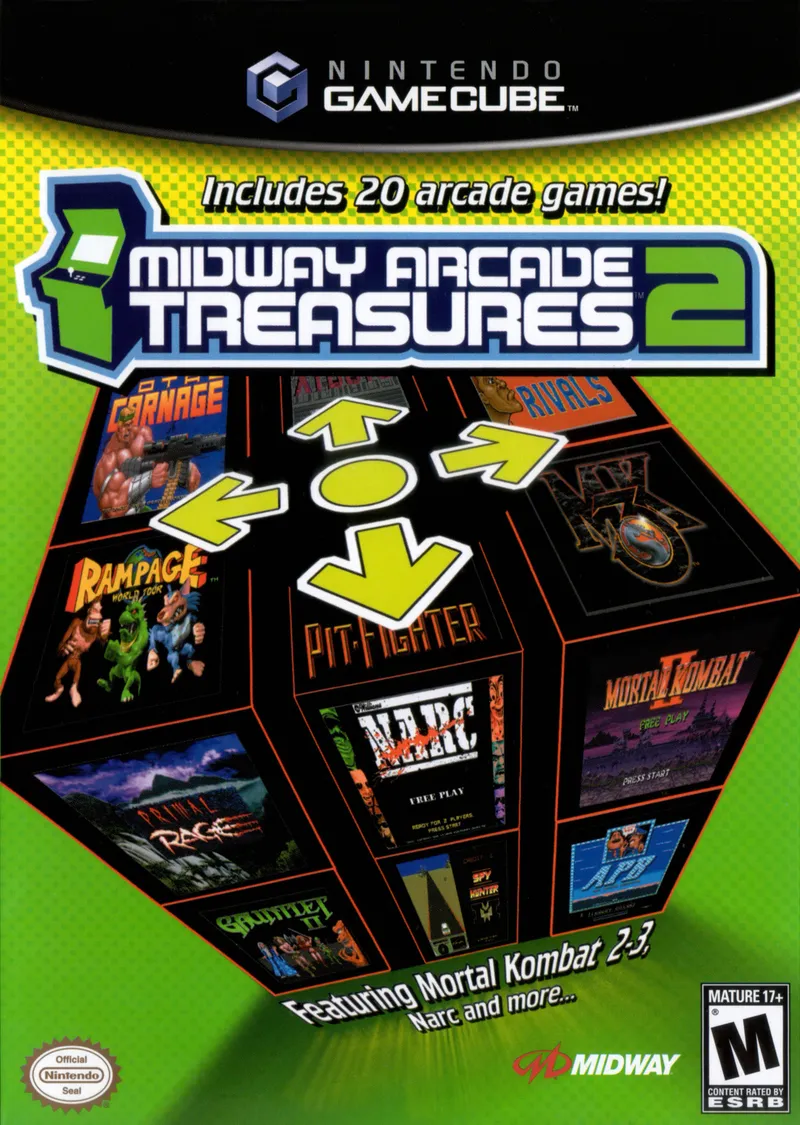 Midway Arcade Treasures 2 box art