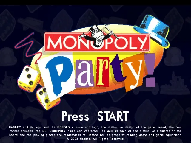 Backdrop artwork for Monopoly Party