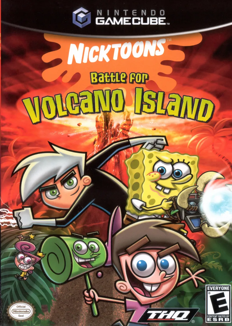 Nicktoons: Battle for Volcano Island box art