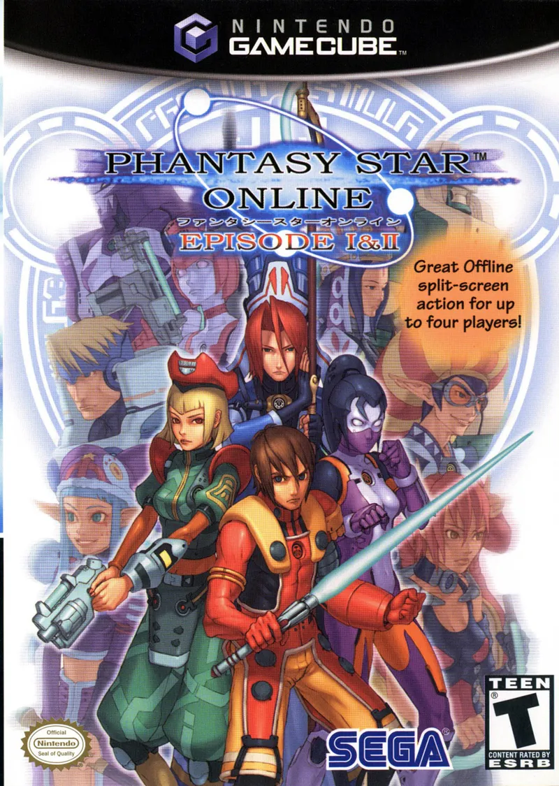 Phantasy Star Online: Episode I & II box art