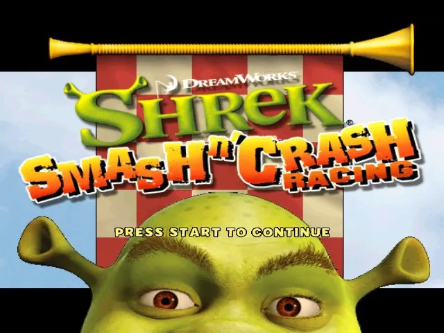 Backdrop artwork for Shrek: Smash n' Crash Racing