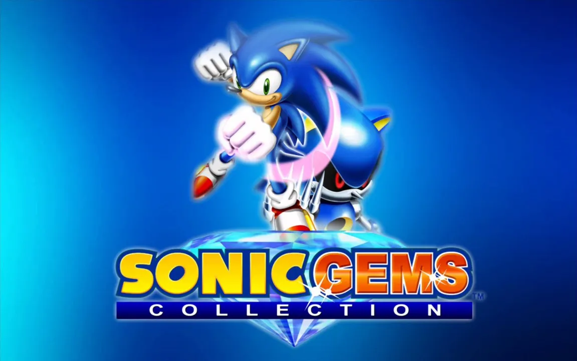 Backdrop artwork for Sonic Gems Collection