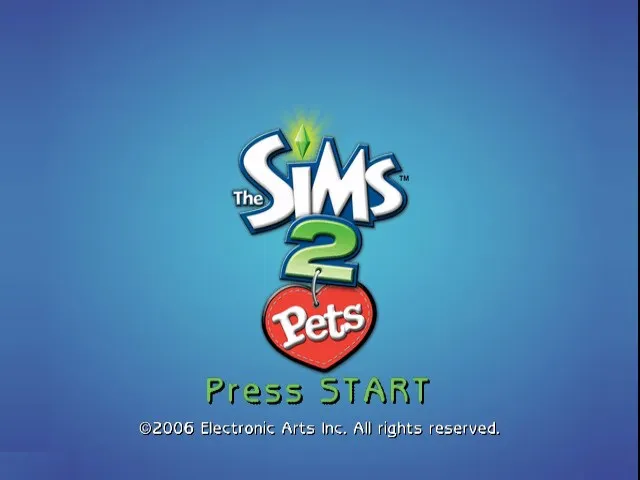 Backdrop artwork for The Sims 2: Pets