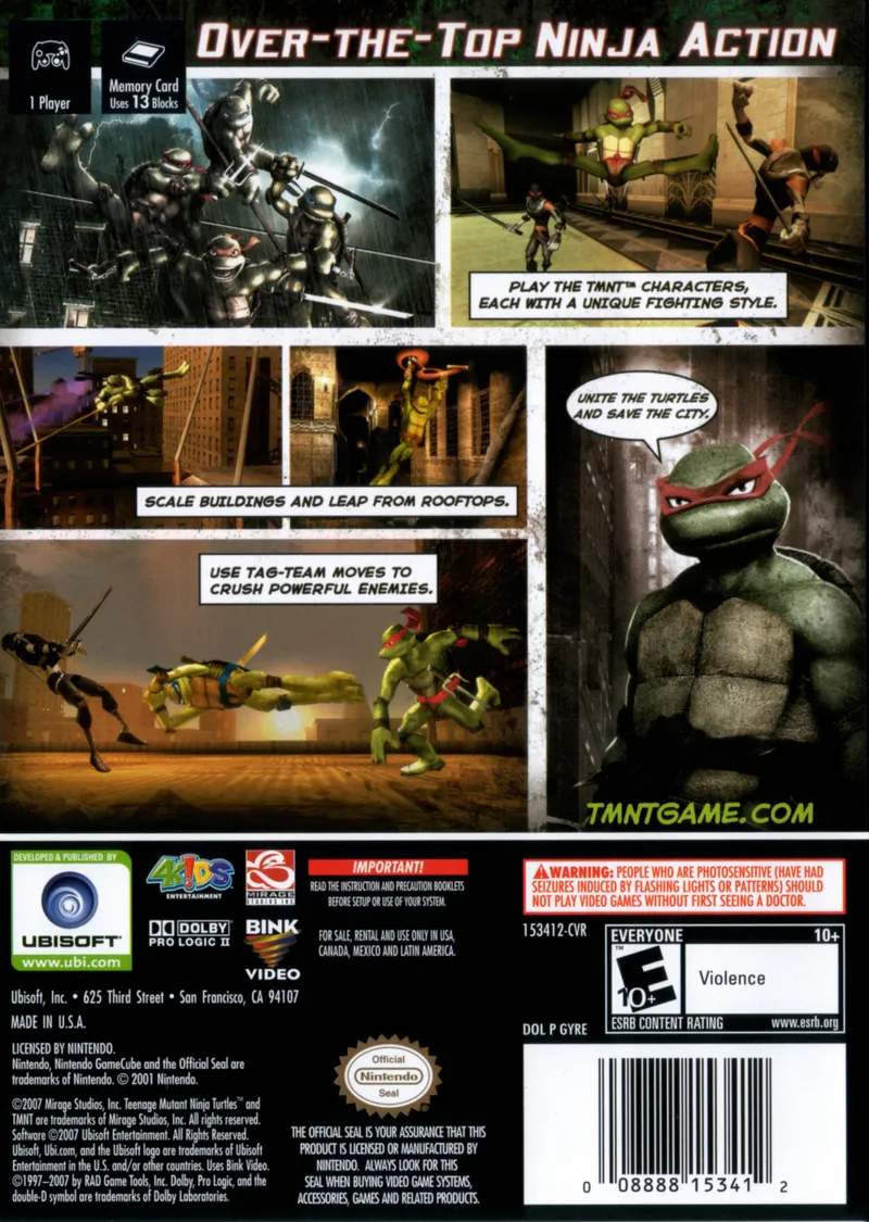 TMNT box back