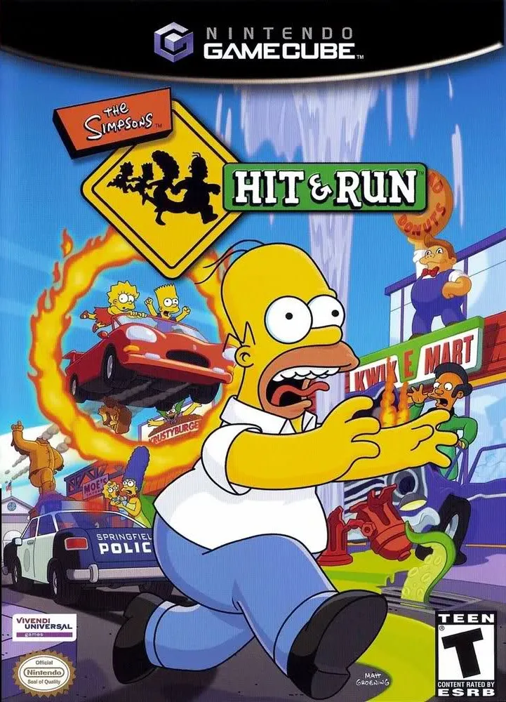 The Simpsons: Hit & Run box art