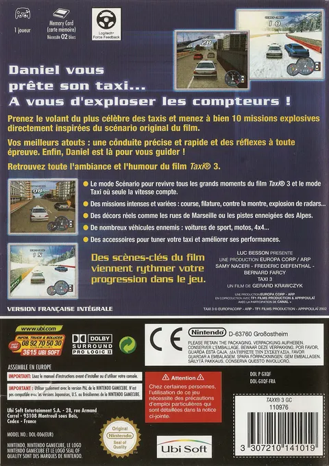 Taxi 3 box back