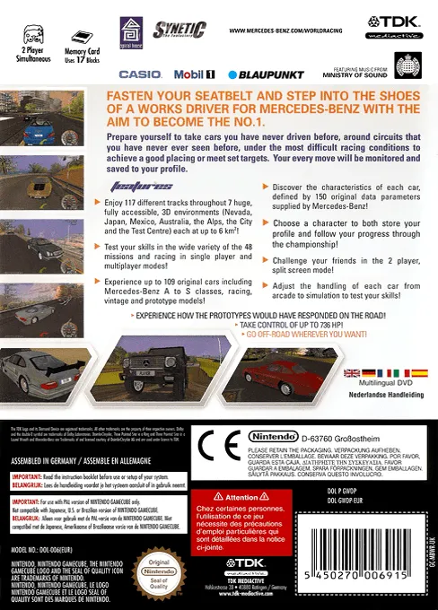 World Racing box back