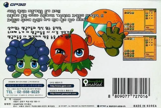 Tanggle's Magic Square box back