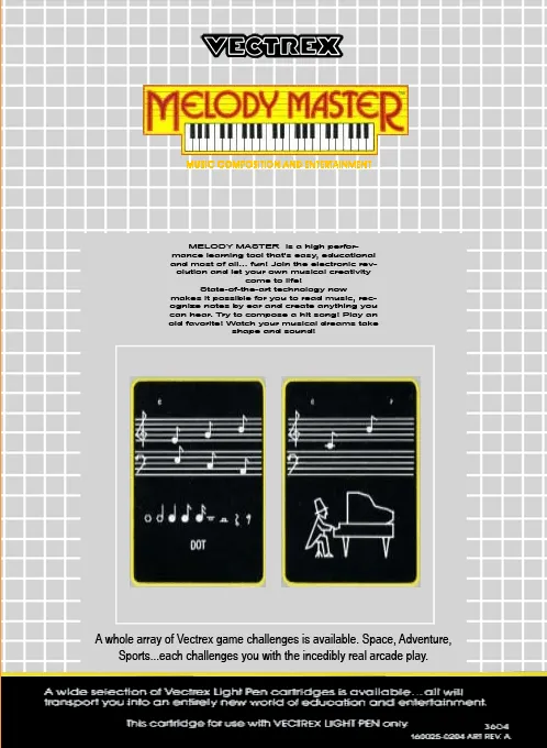 Melody Master box back