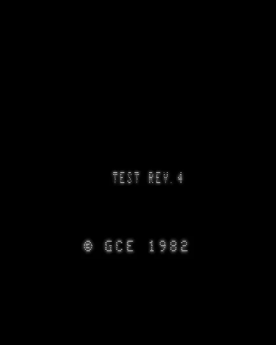 Test Cartridge title screen