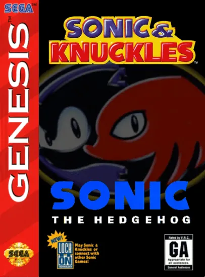 Sonic & Knuckles + Sonic the Hedgehog box art