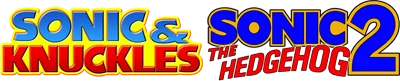 Knuckles the Echidna in Sonic the Hedgehog 2 logo