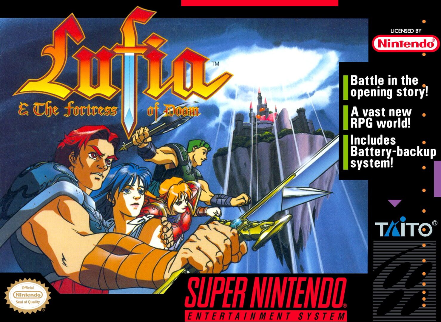 Lufia & The Fortress of Doom backdrop