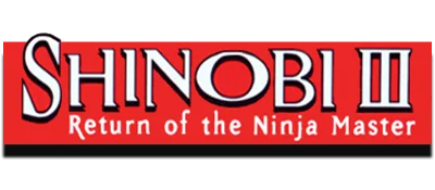 Shinobi III: Return of the Ninja Master logo