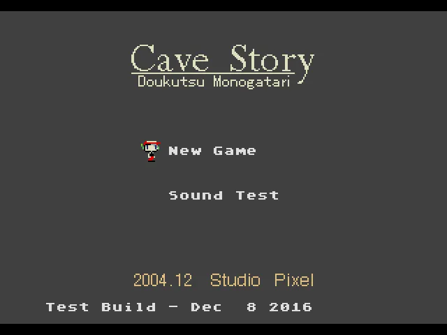 Backdrop artwork for Cave Story: Doukutsu Monogatari