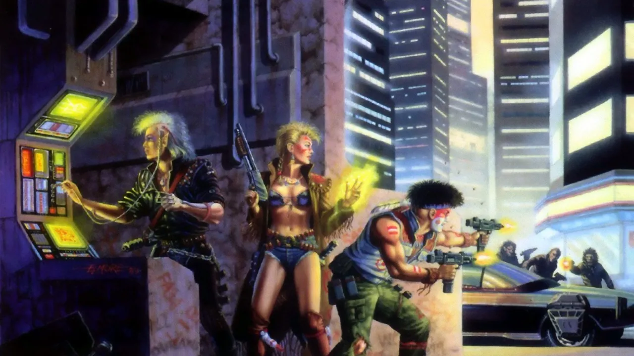 Backdrop artwork for Shadowrun