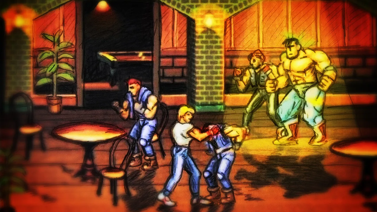 Backdrop artwork for Streets of Rage 3
