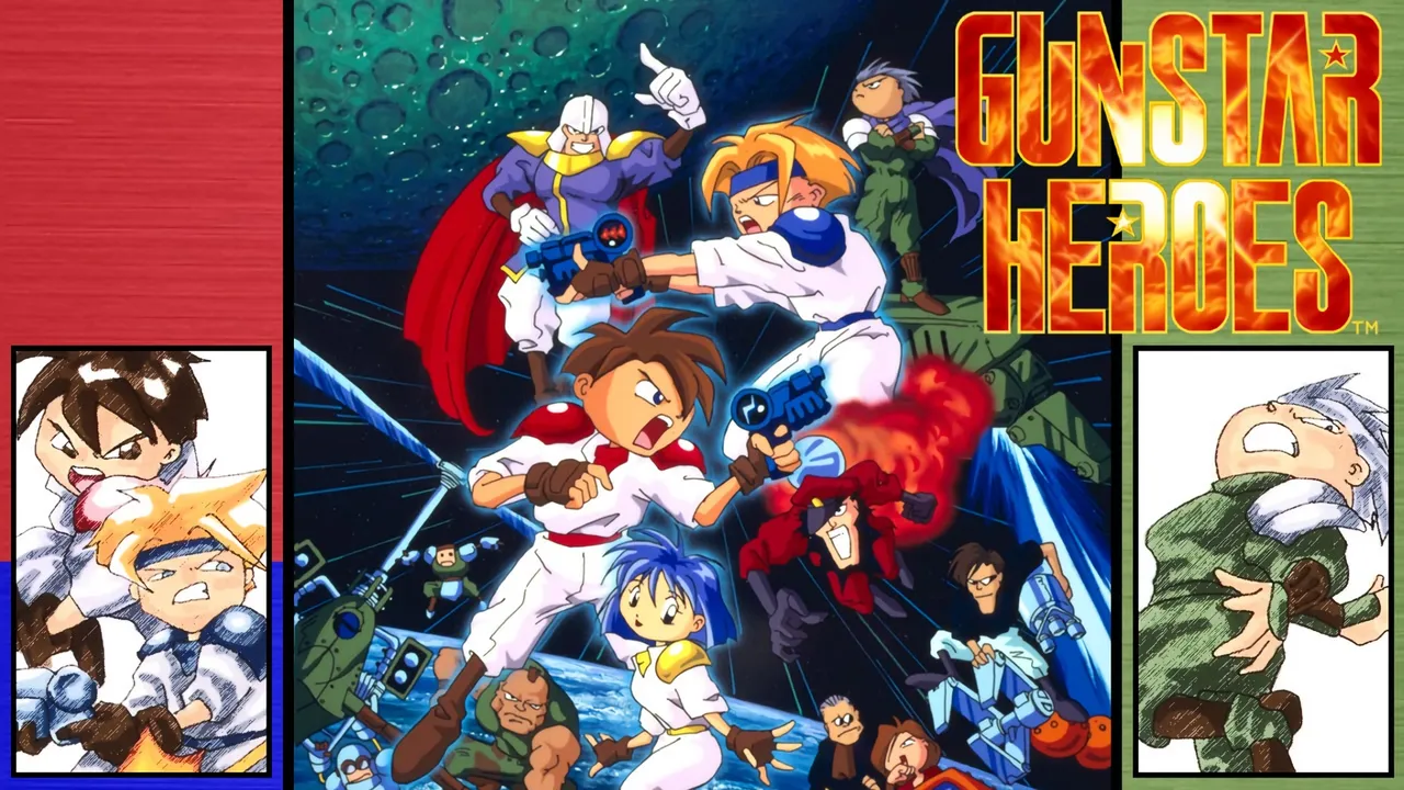 Backdrop artwork for Gunstar Heroes