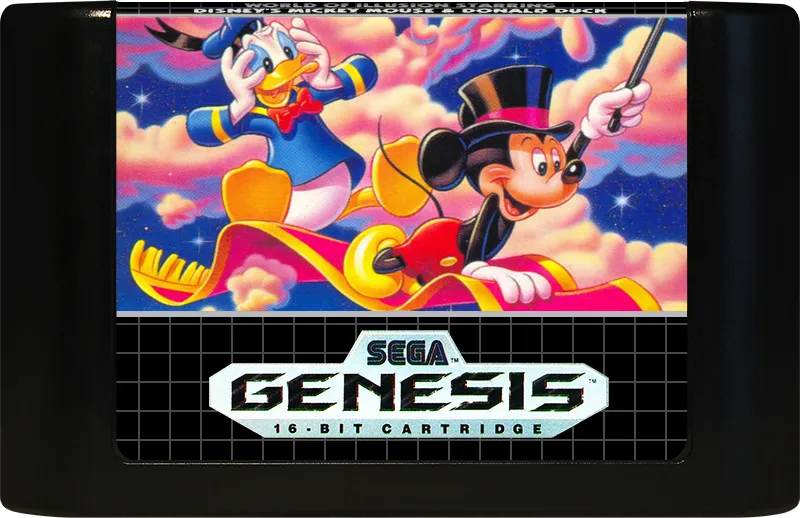 World of Illusion Starring Mickey Mouse and Donald Duck cart