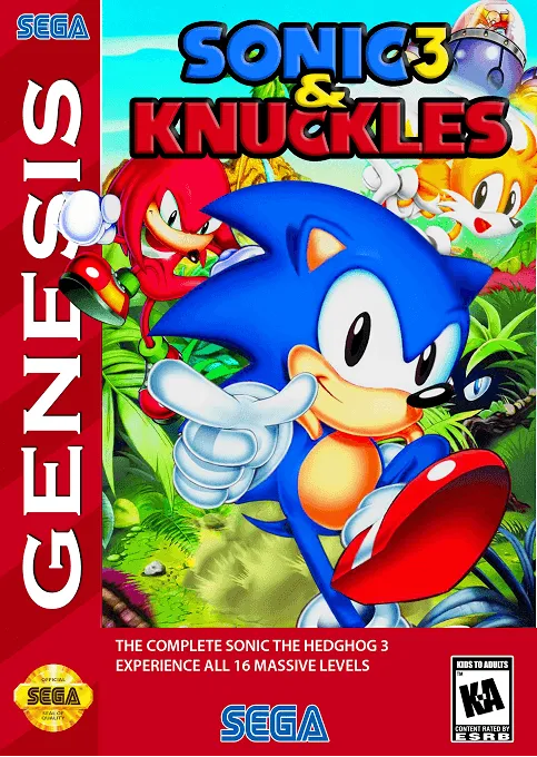 Sonic 3 & Knuckles box art
