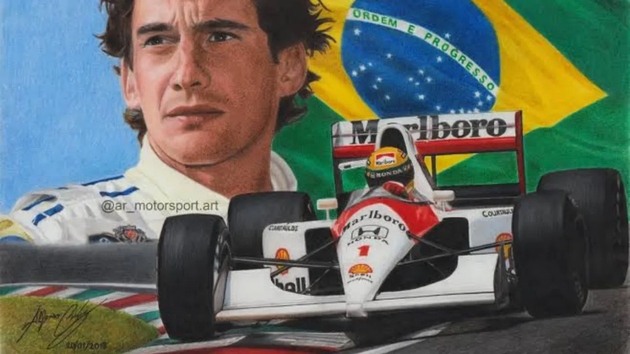Backdrop artwork for Ayrton Senna's Super Monaco GP II