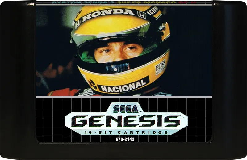 Ayrton Senna's Super Monaco GP II cart
