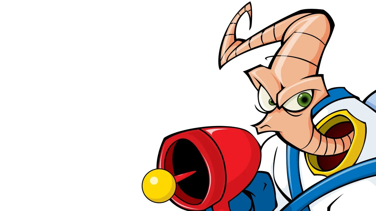 Backdrop artwork for Earthworm Jim 2