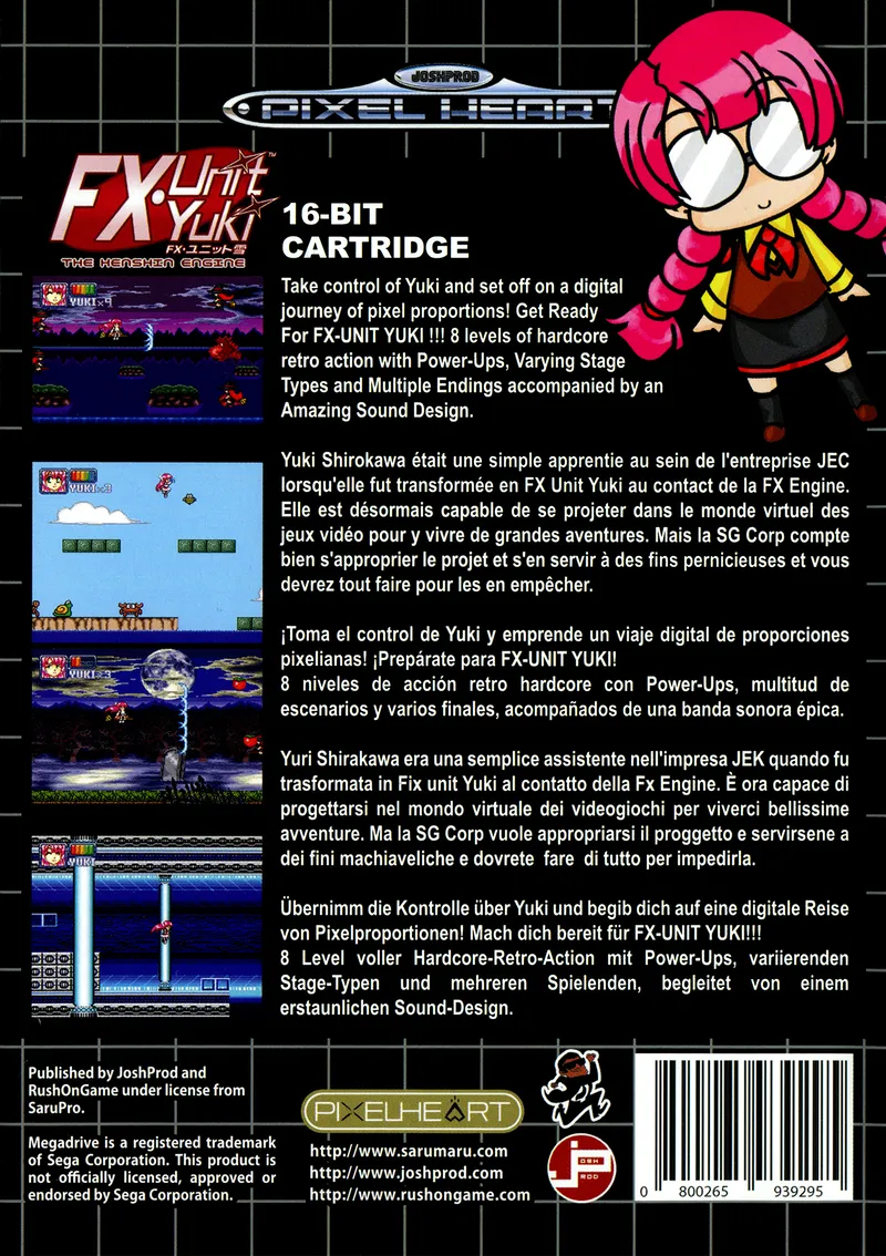 FX Unit Yuki: The Henshin Engine box back