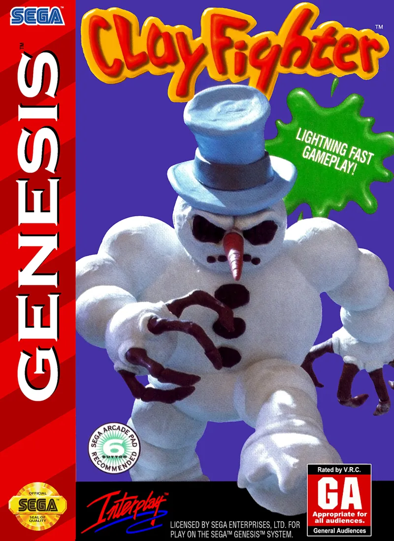Clay Fighter box art