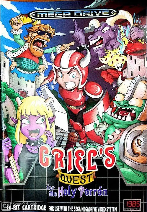 Backdrop artwork for Griel's Quest for the Holy Porron