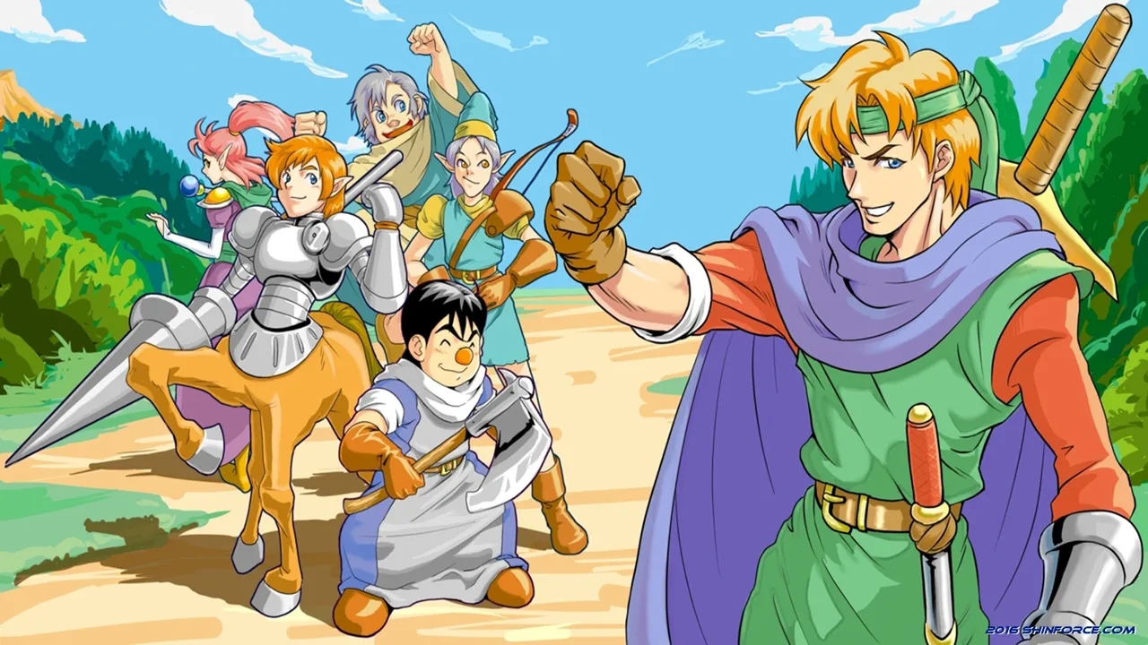Backdrop artwork for Shining Force