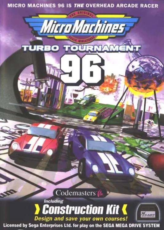 Micro Machines: Turbo Tournament 96 box art