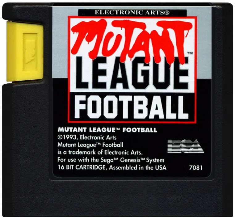 Mutant League Football cart