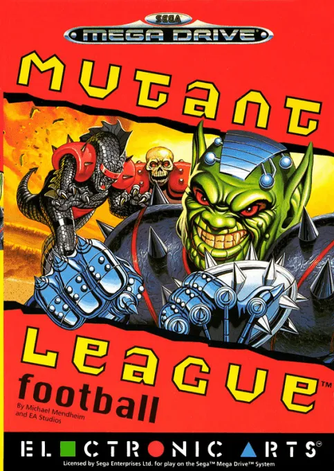 Mutant League Football box art