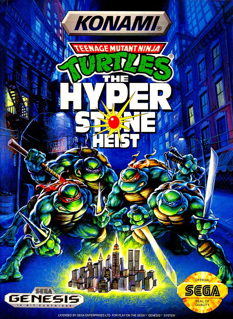 Teenage Mutant Ninja Turtles: The Hyperstone Heist box art