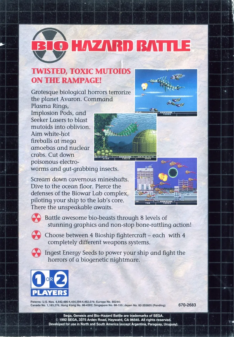 Bio-Hazard Battle box back