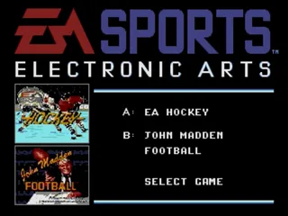 EA Sports Double Header: EA Hockey & John Madden Football screenshot