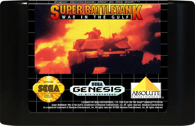 Super Battletank: War in the Gulf cart