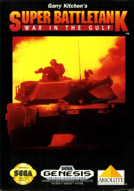 Super Battletank: War in the Gulf box art
