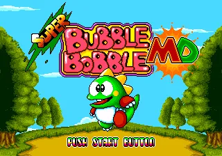 Backdrop artwork for Super Bubble Bobble MD